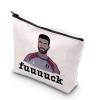 TSOTMO TV Show Inspired Gift Soccer Theme Tv Bag Football Lover Gift Zipper Pouch Makeup Bag (fuuuuck) view 1