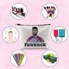 TSOTMO TV Show Inspired Gift Soccer Theme Tv Bag Football Lover Gift Zipper Pouch Makeup Bag (fuuuuck) view 4
