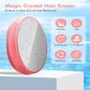 Crystal Hair Eraser for Women and Men, Reusable Crystal Hair Remover - Portable Magic Hair Removal Device - Painless Solution for Back, Arms, and Legs (Pink) view 2