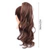 22 Inches Ponytail Wig Hair Extensions Ponytail Extension Claw for Women Curly for Daily Life and Festival for Wemen (Color : Black C) view 2