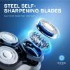 Head Shavers for Bald Men, Electric Shaver for Men Rechargeable Shaving Mashine Waterproof Men's Electric Razor Beard Trimmer USB Fast Charge view 2
