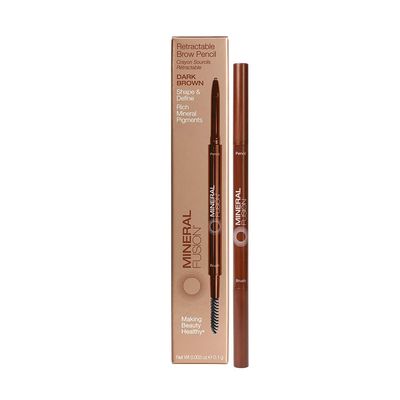Mineral Fusion Dark Brown Retractable Brow Pencil, 0.1 GR