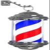 FidemM Light LED Barber Shop Pole Salon Light Waterproof Roating and Lighting Red White Blue LED Hairdressing Barber Salon Sign Wall Lamp (Size : 28 * 14.5cm) view 1