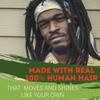 Locsanity Afro Kinky 100% Bulk Natural Human Hair - Braiding Hair for Dreadlocks, Loc Repair, Dreadlock Extensions, Twists, Braids - 8 Inches Long, 1 Oz #1 view 4