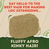 Locsanity Afro Kinky 100% Bulk Natural Human Hair - Braiding Hair for Dreadlocks, Loc Repair, Dreadlock Extensions, Twists, Braids - 8 Inches Long, 1 Oz #27 view 2