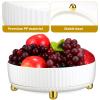 Cabilock 2pcs Rotating Cosmetic Organizer Desktop Skincare Storage Box for Makeup Design Versatile for Spices Snacks and Condiments view 2