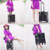 GRRICEPL Travelling Trolley Box, Rolling Makeup Train Case, Extra Large Capacity, Lockable, Metal Handle, 360Universal Wheels (Color : Pink, Size : 370x245x510mm) view 2