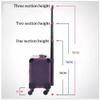 GRRICEPL Travel Makeup Trolley, Beauty Travel Case Travel Cosmetology Storage Trolley, Spinner Wheels, Retractable Handle (Color : Pink, Size : 36.5x22x39cm) view 4