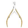 YSJJZRL Cuticle Trimmer Sharp Cuticle Nippers Scissors Stainless Steel Clippers Cutter Pedicure Manicure Nail Tool (Gold) view 1