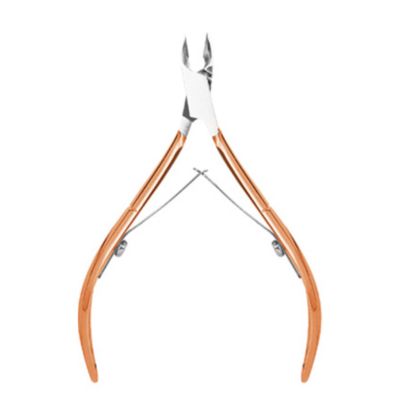 YSJJZRL Cuticle Trimmer Sharp Cuticle Nippers Scissors Stainless Steel Clippers Cutter Pedicure Manicure Nail Tool (Rose Gold)
