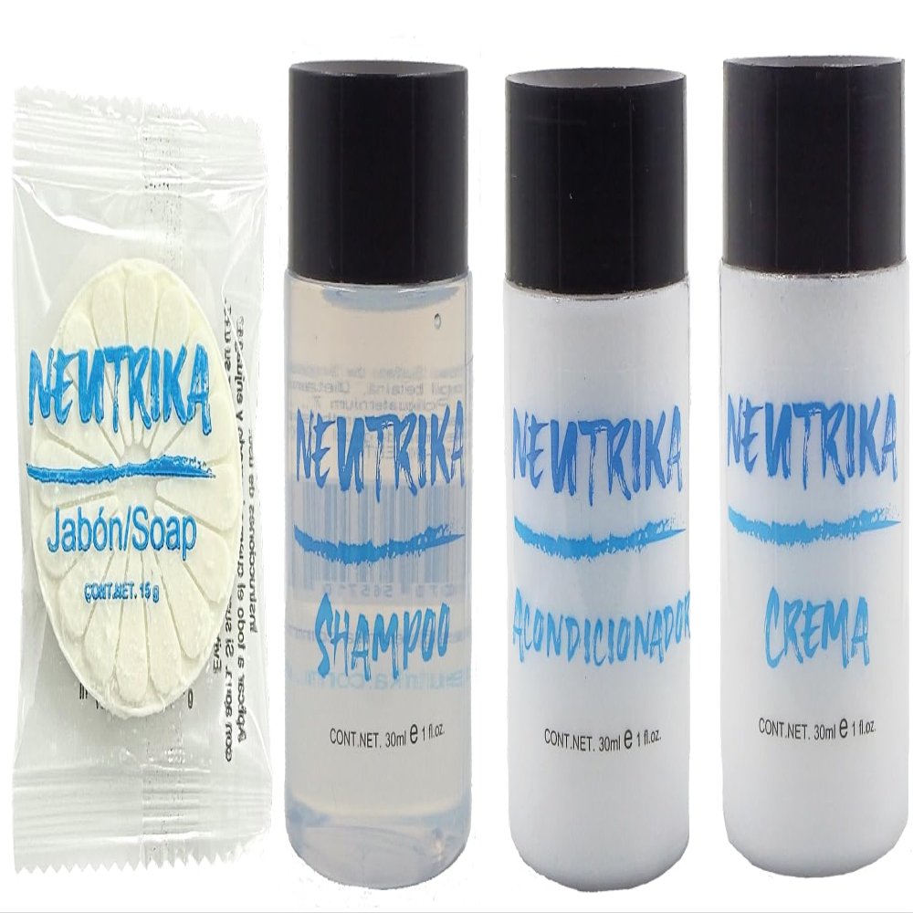 HOTEL AMENITIES SOAP 15g | SHAMPOO 30ml | HAIR CONDITIONER 30ML | BODY LOTION 30ml | ECO LINE 200 PIECES | Travel size | Free parabens | Total products 200 pieces