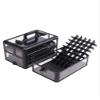LOGLNLOMI Acrylic makeup travel case, transparent large cosmetic display case with drawers for skincare organizer, adjustable dividers, lockable dustproof portable travel acrylic makeup stand view 1