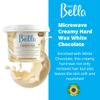 Depil Bella Hair Removal Bundle - 2 White Chocolate & 2 Green Microwave Hard Wax | 100 Wooden Sticks | 2 Pre-Waxing Astringent 60 ml | 2 Wax-Off Oil 60 ml | Convenient Storage Case view 2