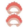 2pcs Baby Shampoo Caps Adjustable Hair Washing Hats Toddlers Kids Protective Visor Shield Eyes Ears Cute Crown Design view 1