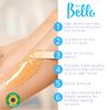 Depil Bella Brazilian Hard Wax Beads Honey 2.2 lbs for Hair Removal | Professional Hair Removal | Body and Face Wax Beads | All Skin and Hair Types | Natural Ingredients | Honey Extract (3 PACK) view 3