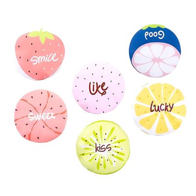 FRCOLOR 6pcs Elastic Bathing Caps Shower Caps for Hair Care Cooking Home Cleaning Lightweight Comfortable Fruit Pattern Design for Travel Random Style