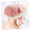 FRCOLOR 6pcs Elastic Bathing Caps Shower Caps for Hair Care Cooking Home Cleaning Lightweight Comfortable Fruit Pattern Design for Travel Random Style view 2