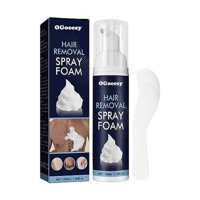 Hair Removal Spray Foam for Men Hair Removal Cream - Effective & Painless Hair Removal Cream for Men's Underarm Chest Back Legs - Depilatory Cream Suitable For All Skin Types