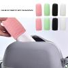 8 Piece Elastic Sleeves Toiletry Covers, Leak Proof Silicone Bottle Covers Elastic Sleeves for Travel Toiletries Body Wash and Shampoo view 4