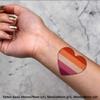 Azeeda 4 x 'Lesbian Flag Heart' Temporary Tattoos - Water Resistant, Skin-Safe, Non-Toxic Transfers, Mixed Sizes (TO00050727) view 2