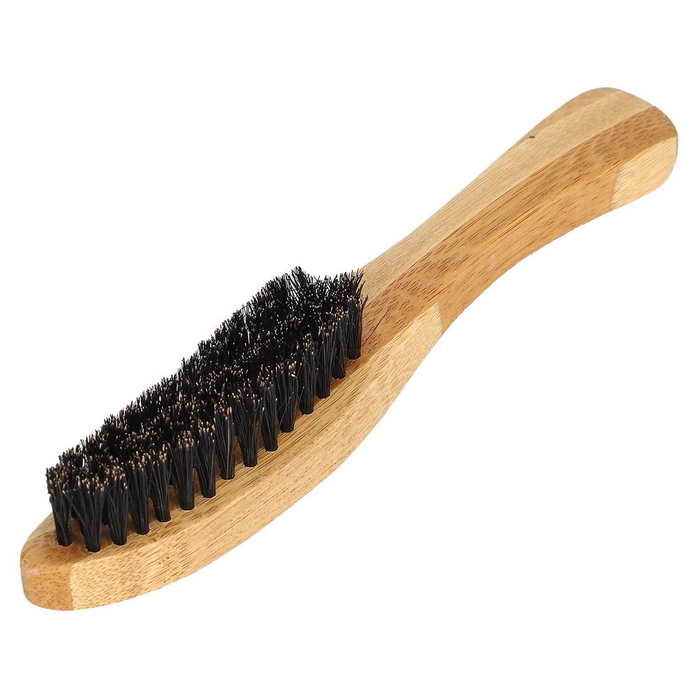 Beard Styling Brush, Ergonomic Curved Design Beard Brush Lightweight Strong Toughness For Beard And Mustache For Straightening And Promoting