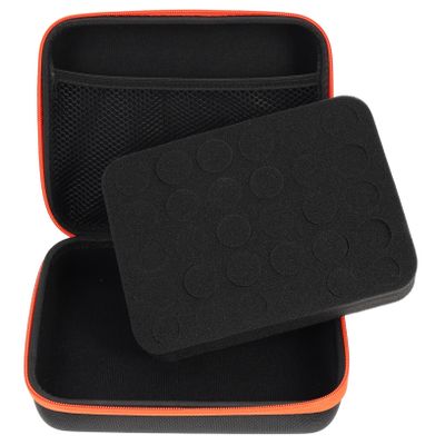 FRCOLOR Portable Storage Bag Shockproof Multi Organizer for Bottles Zipper Design for Travel and Home Use