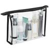 1 Cosmetic Case Makeup Bag Clear Storage Organizer Travel Vinyl Container Pouch 8"x1.5"x6" Travel Holder Make Up Purse Water Resistant Storage TSA Carrier Portable Waterproof Toiletries Products view 2