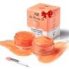 ANAI RUI Lip Scrub & Mask Set, Lip Scrubber Exfoliator, Lip Sugar Scrub, Lip Sleeping Mask, Moisturizering for Dry, Chapped, Dark Lips, Overnight Lip Mask, Peach view 1
