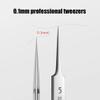 3Pcs Blackhead Tweezer Professional Facial Blackhead Remover Tweezers Precision Extractor Acne Removal Kit Pimple Popper Tool for Whitehead Blemishs Comedones view 3