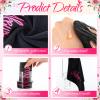 Preboun 96 Pack Makeup Remover Cloths, 13 x 13 Inch Makeup Towels Bulk Soft Microfiber Face Towels Reusable Makeup Washcloths with Makeup Embroidery for Women Skin (Black) view 3