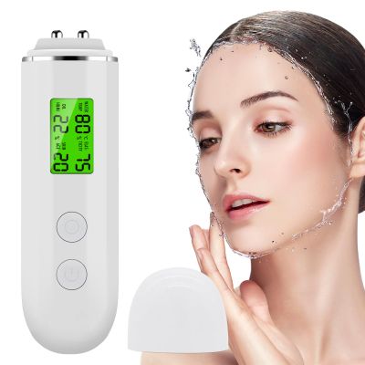 VOOADA LCD Digital Precision Skin Oil Content Analyzer, Moisture Tester Skin Monitor Detector, Face Care Tool for Beauty Salon Spa Gift for Girl Women