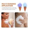 2pcs Household Loofah Sponges Adorable Shower Loofahs Mesh Bath Puff Body Scrubber Exfoliating Sponge Women view 4