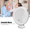 10X Magnifying Makeup Mirror with Lights, Rechargeable Powerful Locking Suction Cup Bathroom Shower 360 Degree Rotation Portable Cosmetic Intelligent Switch for Home Travel Lighted Vanity Tabletop view 4