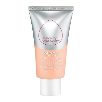 Beautyblender Bounce Liquid Whip Long Wear Foundation, Full Coverage Natural Matte Makeup Foundation, Oil Free 24 Hour Wear, 1.60 W Light Peach