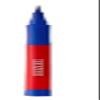 ONE/SIZE by Patrick Starrr Point Made Waterproof Liquid Eyeliner Pen Bossy Blue view 1