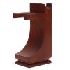 Wood Shave Stand razor and brush stand Strong Practicality Anti Slip Base Shave Stand Strong Stable To Use Wine Red for Bathroom Belleza view 2
