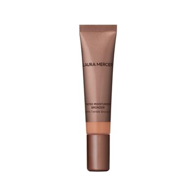 Laura Mercier Tinted Moisturizer Bronzer: Long Lasting Sheer Cream Bronzer, Weightless, Buildable Coverage, 12 HR Hydrating Wear, Non-Comedogenic, 6 Shades for All Skin Tones, Sunbeam
