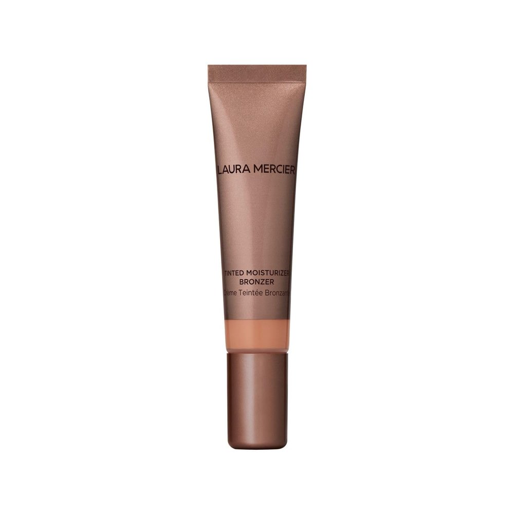 Laura Mercier Tinted Moisturizer Bronzer: Long Lasting Sheer Cream Bronzer, Weightless, Buildable Coverage, 12 HR Hydrating Wear, Non-Comedogenic, 6 Shades for All Skin Tones, Sunbeam