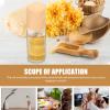 FOMIYES Essential Oil Roller Bottles 10Pcs Glass Roll On Bottle with Bamboo Lid for Essential Oils with Stainless Steel Roller Ball view 2