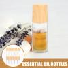 FOMIYES Essential Oil Roller Bottles 10Pcs Glass Roll On Bottle with Bamboo Lid for Essential Oils with Stainless Steel Roller Ball view 3