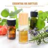 FOMIYES Essential Oil Roller Bottles 10Pcs Glass Roll On Bottle with Bamboo Lid for Essential Oils with Stainless Steel Roller Ball view 4