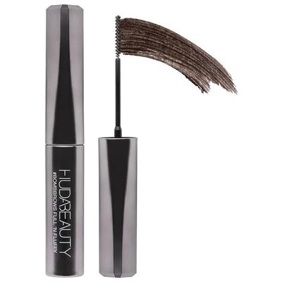 HUDA BEAUTY #BombBrows Full n Fluffy Volumizing Fiber Gel Black Brown