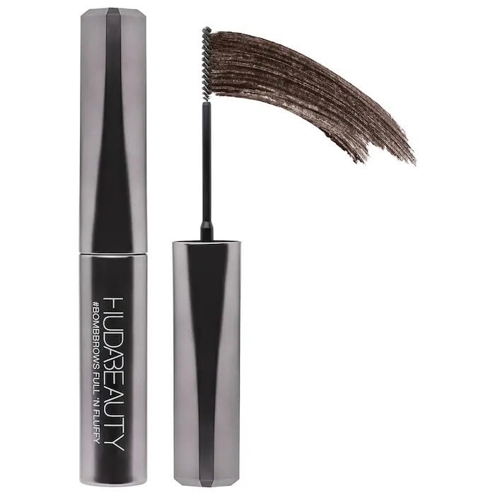 HUDA BEAUTY #BombBrows Full n Fluffy Volumizing Fiber Gel Black Brown