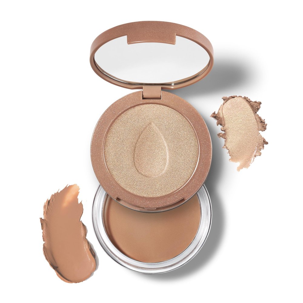 Beautyblender Bounce Magic Fit Creamy Bronzer & Highlighter Duo - Champagne/Topaz