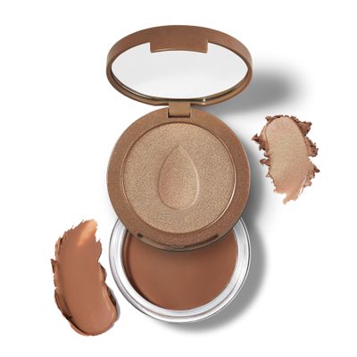 Beautyblender Bounce Magic Fit Creamy Bronzer & Highlighter Duo - Golden/Nutmeg