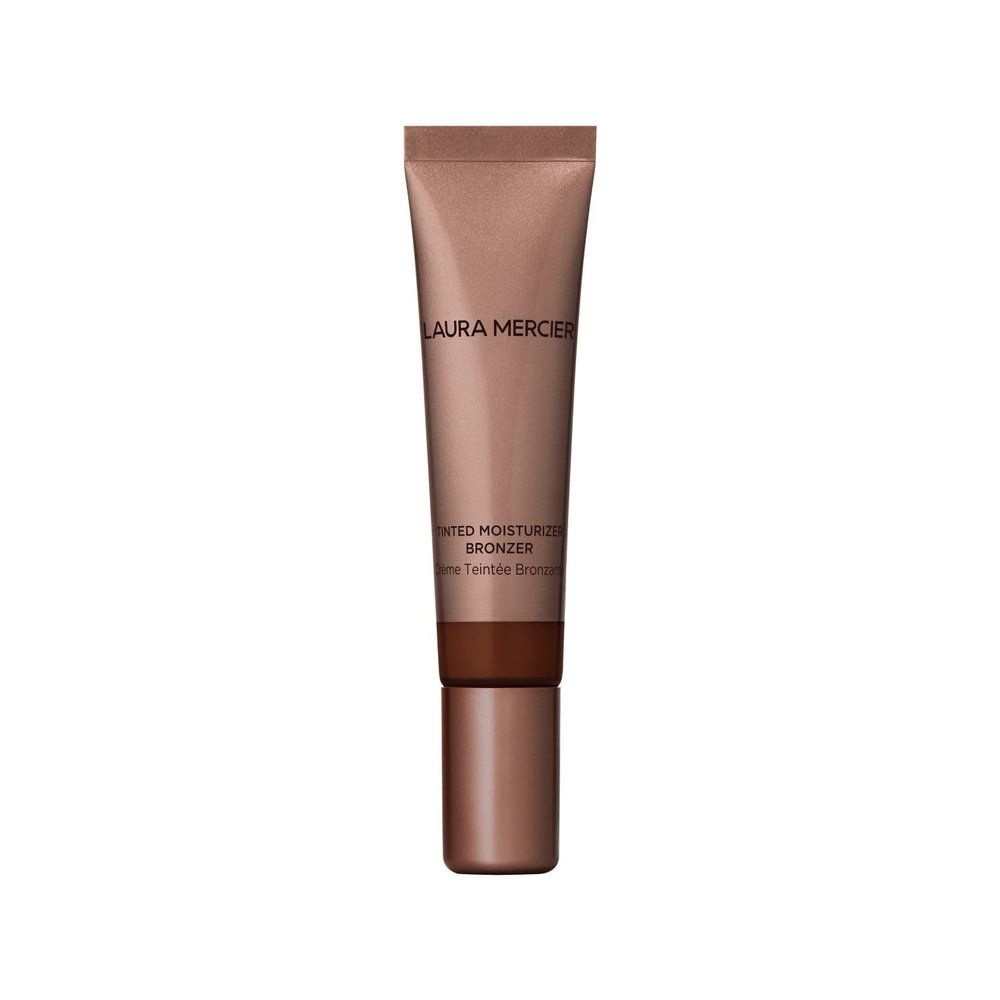 Laura Mercier Tinted Moisturizer Bronzer: Long Lasting Sheer Cream Bronzer, Weightless, Buildable Coverage, 12 HR Hydrating Wear, Non-Comedogenic, 6 Shades for All Skin Tones, Sunspell