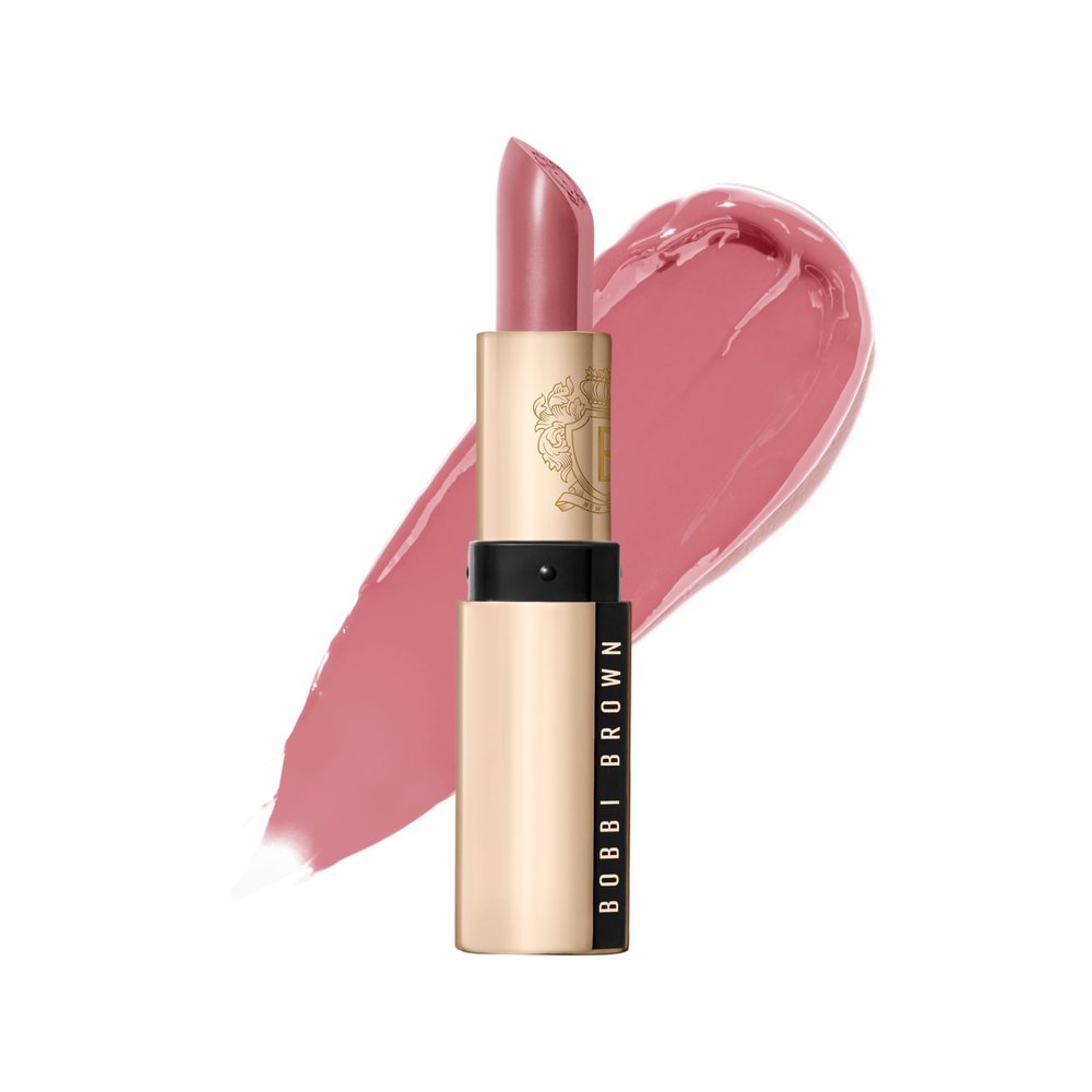 Bobbi Brown Luxe Lipstick | Bold, Skincare-Infused Lipstick for Rich Satin Finish | Chamomile Oil & Jasmine Flower Wax, 0.12 Ounce, Pink Cloud