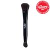 Saie The Double Brush - Dual Ended Makeup Brush For Powder and Cream Formulas - 2 Ultra-Soft Makeup Brushes in 1 for Precise + All-Over Application - Conceal, Highlight, and Sculpt - Vegan (1 Count) view 2