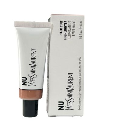 Yves Saint Laurent NU BRONZE Halo Tint Highlighter Illuminateur Effet Skincare YSL Makeup 0.5 Fl. Oz / 15 ml