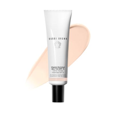 Bobbi Brown Vitamin Enriched Skin Tint SPF 15 | Broad Spectrum SPF Skin Tint | Hydrating Tinted Moisturizer | Vitamins B, C, & E, 1.7 Fl Oz, Fair 3